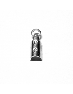 Silver 2mm Open Necklace Fitting