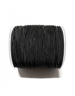 Elastic Rubber Cord 1mm - Black