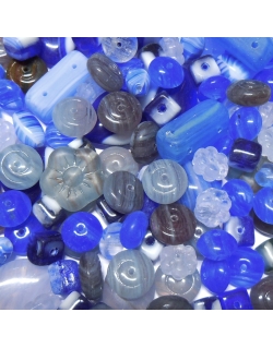 Glass Bead Mix - Blue