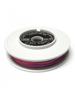 Cable Acero Recubierto De Nylon 0.45mm (20 Lbs) - Rosa