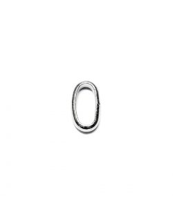 Oval Flat Wire Jump Ring 7x4mm
