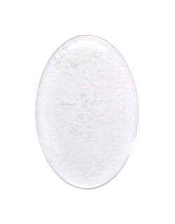 Oval Transparent Resin Adhesive 45x30mm