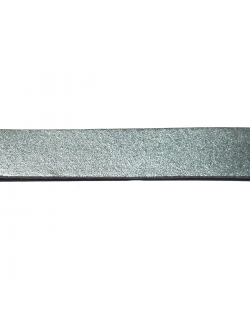 Flat Leather Cord 10mm - Dark Grey