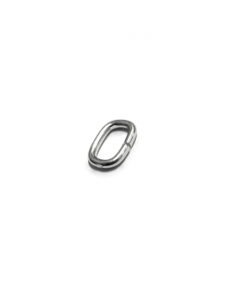 Oval Silver Jump Ring 6.5x4mm