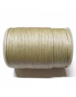 Leather Cord 2mm - Pearl 142