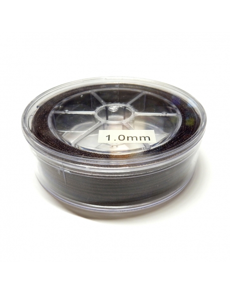 Nylon Braided Cord 1mm - Dark Brown