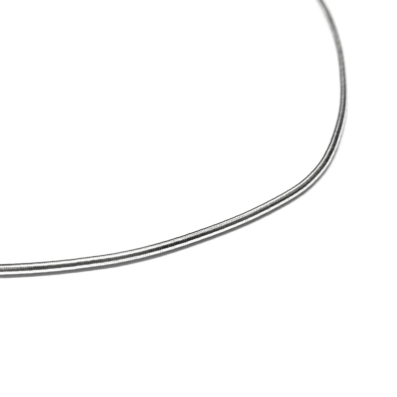 Silver Plated Soft Metal Tube For Ending Necklaces