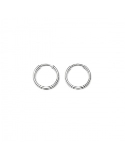 Silver 15mm Hoop Earrings