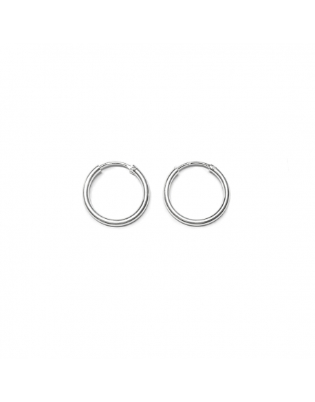 Silver 15mm Hoop Earrings